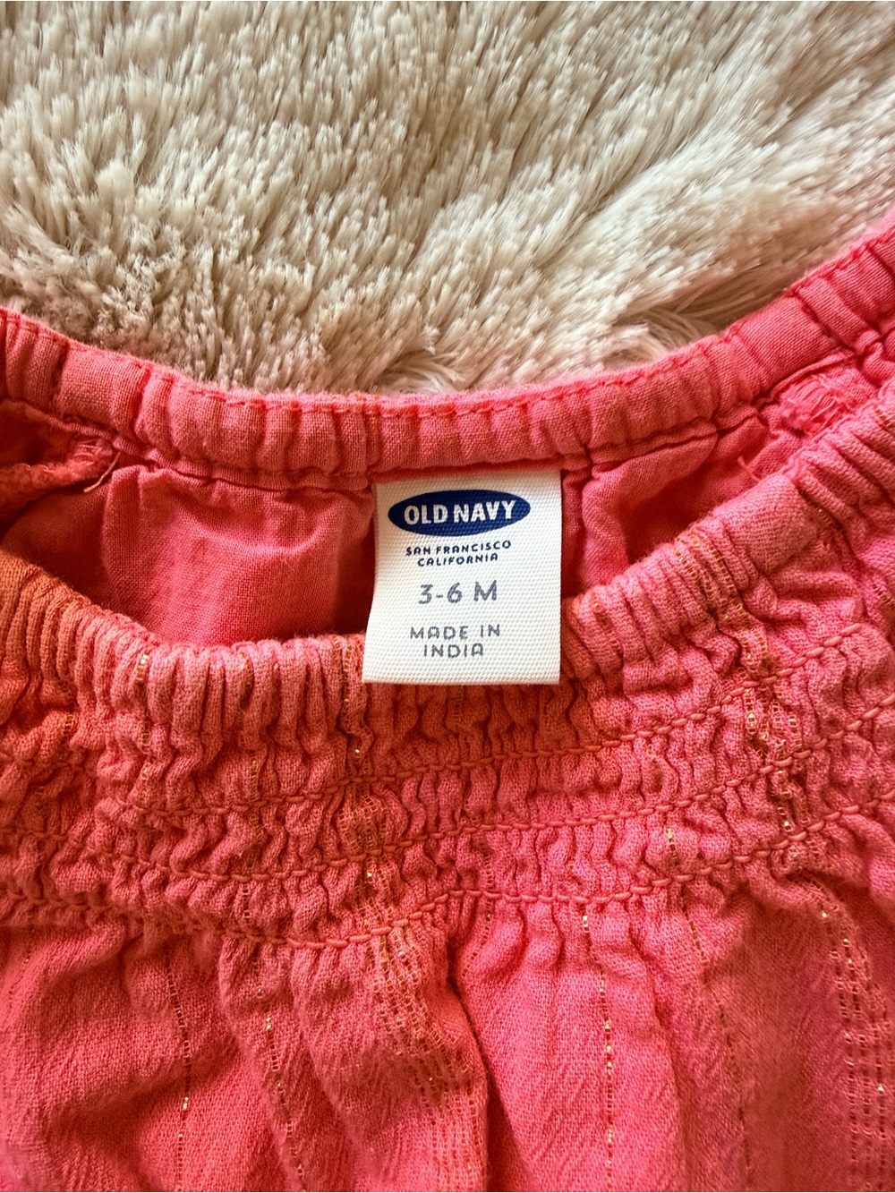 Old Navy Coral Pink Elastic Waist Women's Shorts
